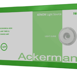 Fuente de Luz fria de Xenon de 100W. con lectura LED Ackermann 16-2020 una salida y 110v.-0