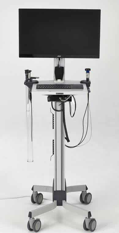 Equipo de Estroboscopia PHAZAR Jedmed Digital con pantalla dual y base de piso -0