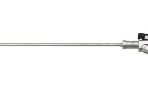 F1323 Porta agujas laparoscopico recto o curvo Optcla Hawk de 5 mm con mandibulas con implante de carburo tungsteno -0