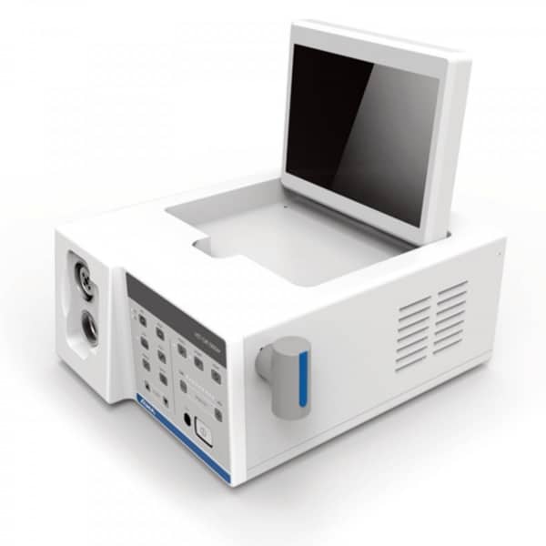 VET-OR-1000-M Equipo de Videoendoscopia Veterinario Aohua completo con pantalla de LCD retractil de facil manejo y transporte unidad combo con luz y procesador -2470