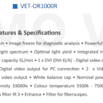 VET-OR120R Video Procesador digital HD VETERINARIO con fuente de luz integrada y conector OTV para endo camara opcional Aohua  110V.-3068