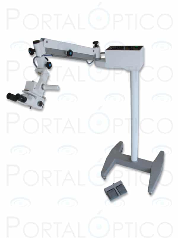 Vision Plus 99-M Microscopio de piso con 5 aumentos, brazo pantografico, cabezal con oculares gran angular de 12.5x y objetivo de 250 mm , opciones de video -3212