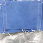 protector cubrebocas con 2 capas liso cocido BICAPA  con elasticos 1 pieza-0