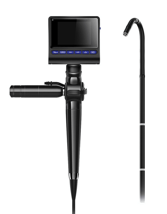 AOHUA MVE-5010 Monitor VideoScope: Lightweight 2.5lbs High Quality Good Resolution Veterinary Endoscope, Fully Waterproof, Ergonomical handle!-3649
