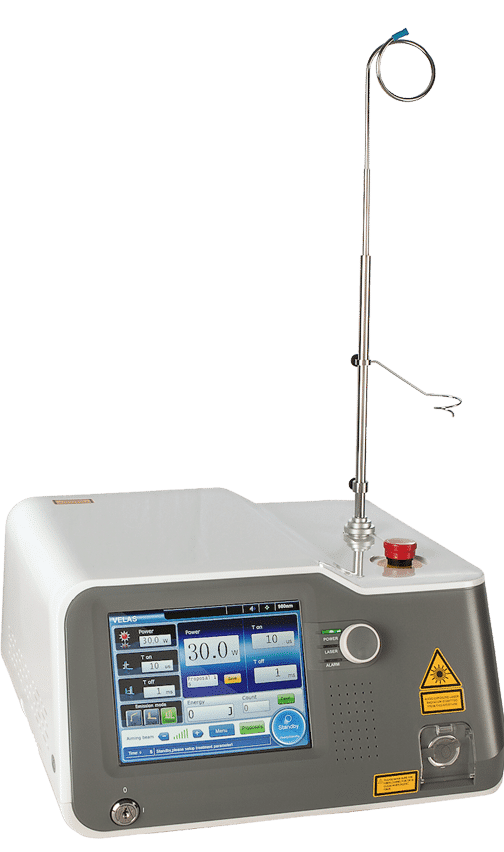 Equipo Laser VELAS II de GIGAALASER diodo con variante de frecuencias de onda para uso Medico  Endovascular / Proctología / Liposucción / Ginecología / cirugía laser en general-0
