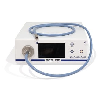 Fuente de luz LED 100 watts AGS generica 50/60 hz 110 v despliega 3000 lux con temperatura de color de 5700°k ideal para laparoscopia, Artroscopia, Histeroscopia etc-3666