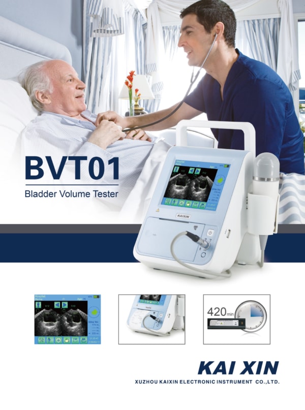 Ultrasonido Vesical o de vejiga Kaixin BVT01 es un dispositivo médico de ultrasonido 3D para medir de forma rápida y precisa el volumen de la vejiga y el volumen residual post vacío.-3763