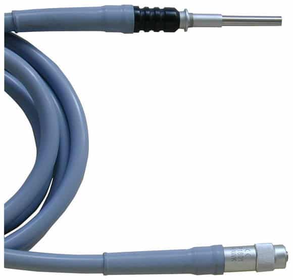 T5010 Cable de fibra ópticas para endoscopia de 4.5 mm x 2000 mm, conectores standard tipo Karl Storz y con adaptador para Wolf y Olympus -0